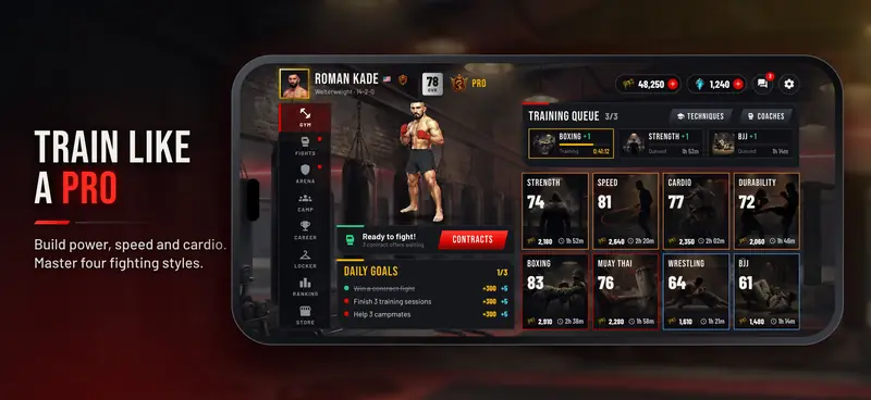 Cage Dynasty ekran görüntüsü: Bir profesyonel gibi çalış